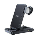 4 In 1 Wireless Charging Stand For Iphone / Airpods / Apple Watch Black