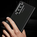 For Samsung Galaxy Z Fold4 5G Skin Feel Contact Lens Case - Black