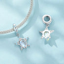 925 Sterling Silver Blue Star Beaded Bracelet