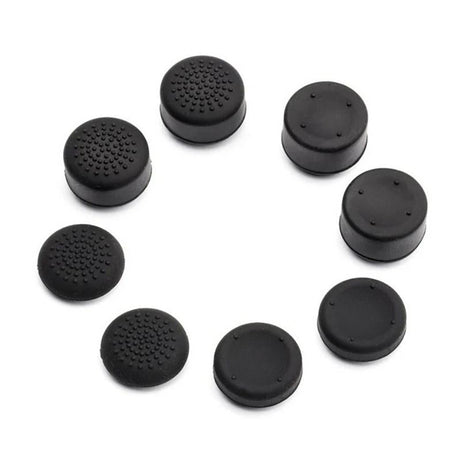 8-Piece Silicone Joystick Cap Set For Ps5 / Ps4 - Black