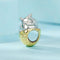 925 Sterling Silver Gold Plated Dragon Egg Beads