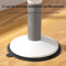 Adjustable 2-In-1 Sit-Up Boxing Ball Stand With Punching Bag - Gray / White