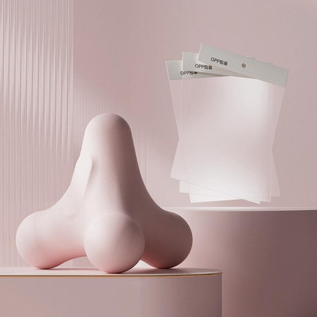 4-Corner Fascia Massage Ball For Neck & Shoulder Relief Yoga & Fitness - Pink