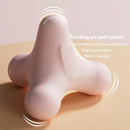 4-Corner Fascia Massage Ball For Neck & Shoulder Relief Yoga & Fitness - Pink