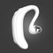 Business Bluetooth Earphones - Left / Right Rotation - White