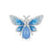 925 Sterling Silver Blue Luminous Zircon Bee Silicone Diy Beads