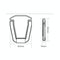 Aluminum Laptop Stand - Heightening Bracket Grey