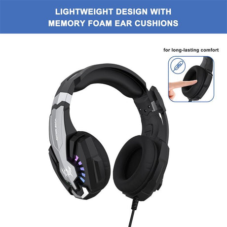 2.1M Gaming Headset With Mic Kotion Each G9000 Plus - Black