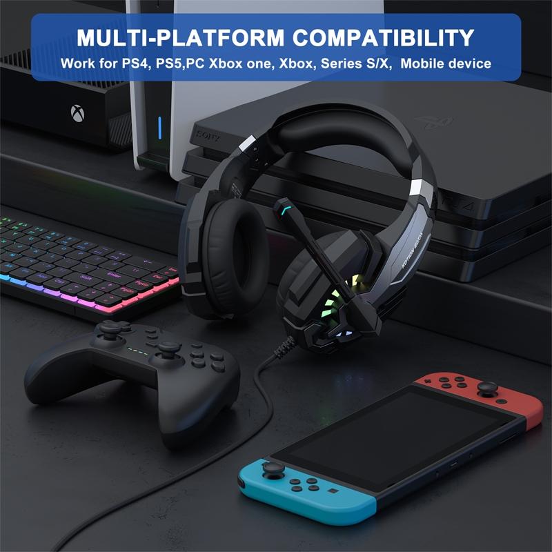 2.1M Gaming Headset With Mic Kotion Each G9000 Plus - Black