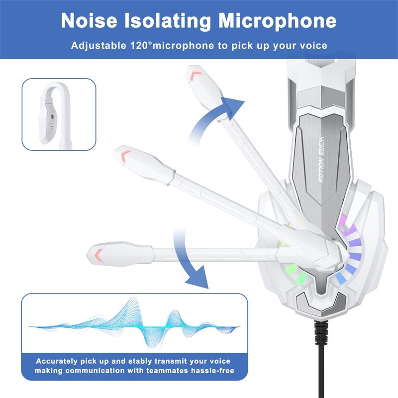 2.1M Gaming Headset With Mic Kotion Each G9000 Plus - Black