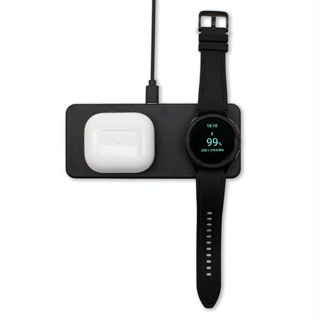 2 In 1 Magnetic Wireless Charger Black