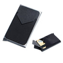 Compact Metal Card Holder with Rfid Protection - Black