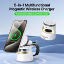 5 In 1 Magnetic Wireless Charger With Bluetooth Speaker