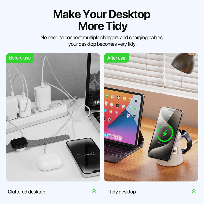 5 In 1 Magnetic Wireless Charger With Bluetooth Speaker