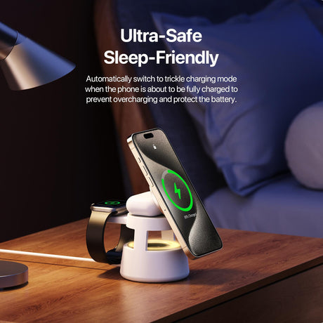 5 In 1 Magnetic Wireless Charger With Bluetooth Speaker