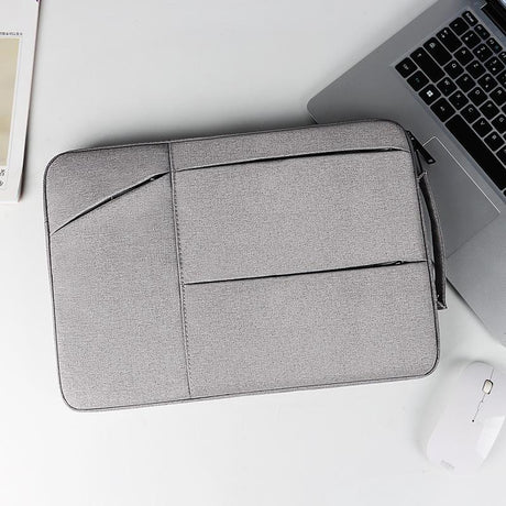 13.3 Inch Waterproof Laptop Handbag with Shock-absorbing Capacity - Grey