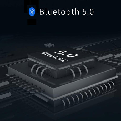 Mini Invisible Tws Bluetooth 5.0 Earphones with Charging Box & Mic - Black