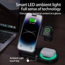 4 In 1 Magnetic Wireless Charger Black