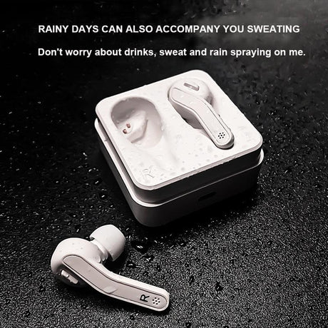 Mini Touch Control Wireless Earbuds with Charger Box - Hifi Bluetooth Tws - Black