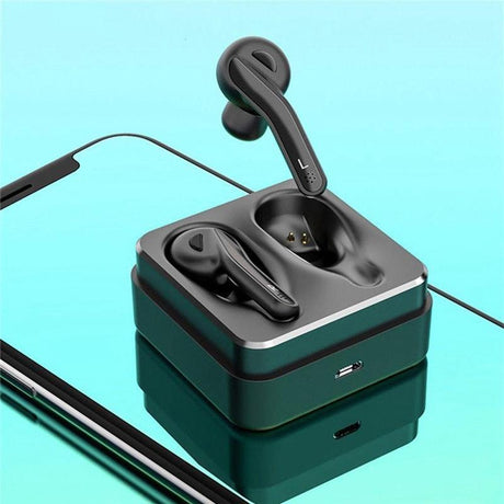 Mini Touch Control Wireless Earbuds with Charger Box - Hifi Bluetooth Tws - Black