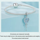 925 Sterling Silver Blue Heart Balloon Diy Beads