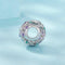 925 Sterling Silver Platinum Plated Hollow Flower Vine Diy Beads