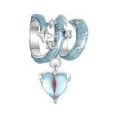 925 Sterling Silver Starry Sky Love Diy Beads