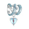 925 Sterling Silver Starry Sky Love Diy Beads