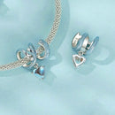 925 Sterling Silver Starry Sky Love Diy Beads