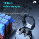 Wireless Gaming Earphones with Noise Reduction - Black