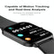 1.93 Inch Colour Screen Smart Watch Support Bluetooth Call / Health Monitoring - Black