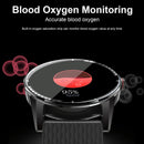 1.28 Inch Touch Screen Ip67 Waterproof Smart Watch Support Bluetooth Call / Sleep Monitoring / Heart Rate Monitoring Black
