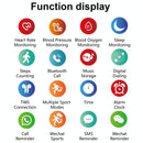 1.28 Inch Touch Screen Ip67 Waterproof Smart Watch Support Bluetooth Call / Sleep Monitoring / Heart Rate Monitoring Black