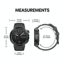 1.43 Inch Fitness & Wellness Smart Watch 24H Health Monitoring - Flame Red