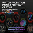 1.43 Inch Fitness & Wellness Smart Watch 24H Health Monitoring - Flame Red