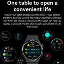 1.6 Inch Waterproof Smart Watch With Bluetooth Call & Nfc - Black