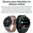 1.6 Inch Waterproof Smart Watch With Bluetooth Call & Nfc - Black