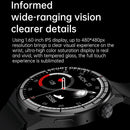 1.6 Inch Waterproof Smart Watch With Bluetooth Call & Nfc - Black