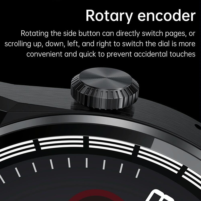 1.6 Inch Waterproof Smart Watch With Bluetooth Call & Nfc - Black