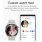 1.60 Inch Black Dial Silicone Band Ip68 Waterproof Smart Watch Support Bluetooth Call Black