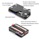 Multifunctional Edc Wallet For Keys & U Disk New Bring Metal Card Holder - Black