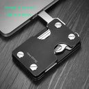 Multifunctional Edc Wallet For Keys & U Disk New Bring Metal Card Holder - Black