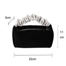 Black Evening Clutch Bag for Women - Perfect for Banquets