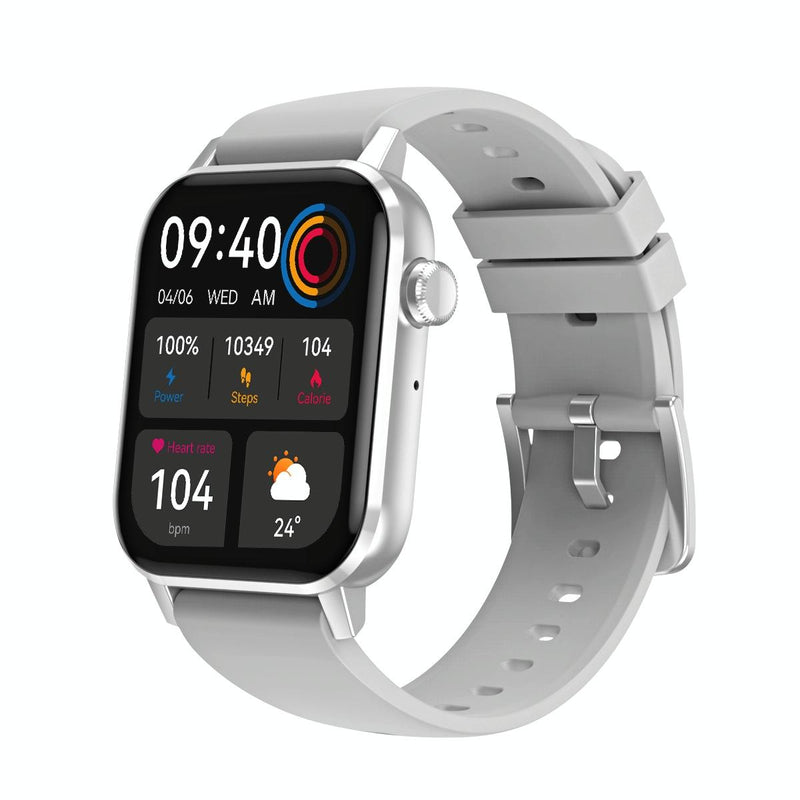 1.69 Inch Multifunctional Heart Rate Smart Watch - Black