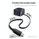 67W 2 In 1 Magnetic Wireless Charger + 1M Type C Cable