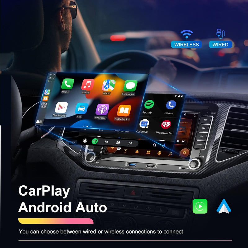2 + 64G Carplay Android Navigation For Vw / Skoda - Reversing Camera - Large Screen