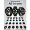 Waterproof Smart Bracelet With Touch Screen Bluetooth Call And Heart Rate Monitor - Black