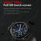 Waterproof Smart Bracelet With Touch Screen Bluetooth Call And Heart Rate Monitor - Black
