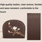 Large Capacity Semicircular Embroidery Id Card Holder - Black