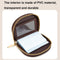 Large Capacity Semicircular Embroidery Id Card Holder - Black